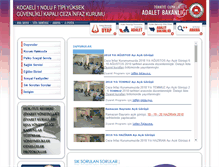 Tablet Screenshot of kocaelif1.adalet.gov.tr