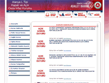 Tablet Screenshot of alanyalcik.adalet.gov.tr