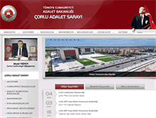 Tablet Screenshot of corlu.adalet.gov.tr