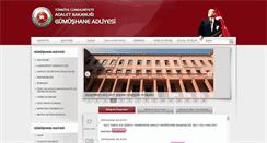 Desktop Screenshot of gumushane.adalet.gov.tr