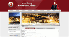 Desktop Screenshot of batman.adalet.gov.tr
