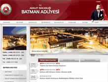Tablet Screenshot of batman.adalet.gov.tr