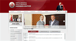 Desktop Screenshot of karaman.adalet.gov.tr