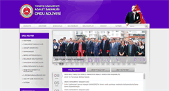 Desktop Screenshot of ordu.adalet.gov.tr