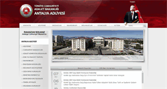 Desktop Screenshot of antalya.adalet.gov.tr
