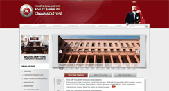 Desktop Screenshot of dinar.adalet.gov.tr