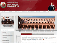 Tablet Screenshot of dinar.adalet.gov.tr
