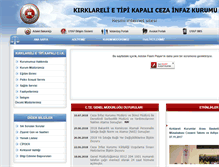 Tablet Screenshot of kirklareliecik.adalet.gov.tr