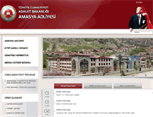 Tablet Screenshot of amasya.adalet.gov.tr