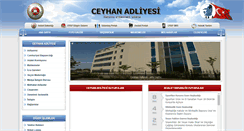 Desktop Screenshot of ceyhan.adalet.gov.tr