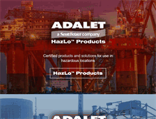 Tablet Screenshot of adalet.com