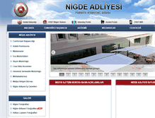 Tablet Screenshot of nigde.adalet.gov.tr