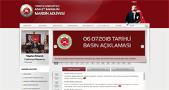 Desktop Screenshot of mardin.adalet.gov.tr