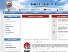 Tablet Screenshot of hakkari.adalet.gov.tr