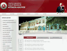 Tablet Screenshot of kutahya.adalet.gov.tr