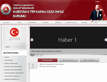 Tablet Screenshot of elbistanecik.adalet.gov.tr