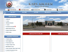 Tablet Screenshot of kars.adalet.gov.tr