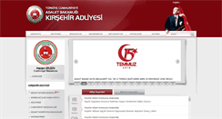 Desktop Screenshot of kirsehir.adalet.gov.tr